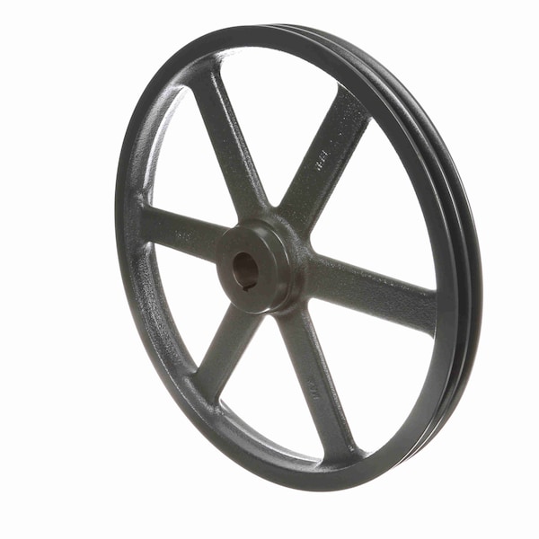 2 Groove Cast Iron Fhp - Finished Bore Sheave, 2AK154X 1 3/16